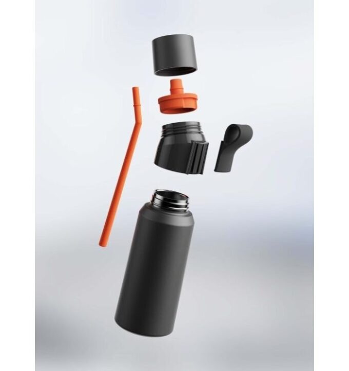 Gen 2 Steel Flasker Pitch Black