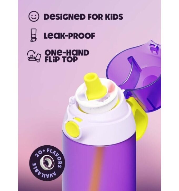 Sipper Flasker Squid Purple